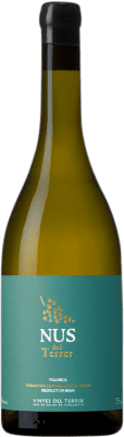 82,95 € Envio grátis | Vinho branco Vinyes del Terrer Nus del Terrer Blanc D.O. Tarragona Catalunha Espanha Sauvignon Branca Garrafa Magnum 1,5 L