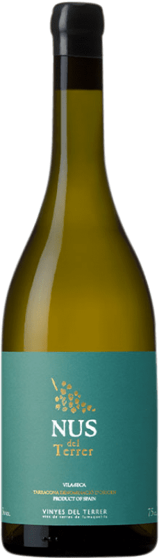 82,95 € Envío gratis | Vino blanco Vinyes del Terrer Nus del Terrer Blanc D.O. Tarragona Cataluña España Sauvignon Blanca Botella Magnum 1,5 L