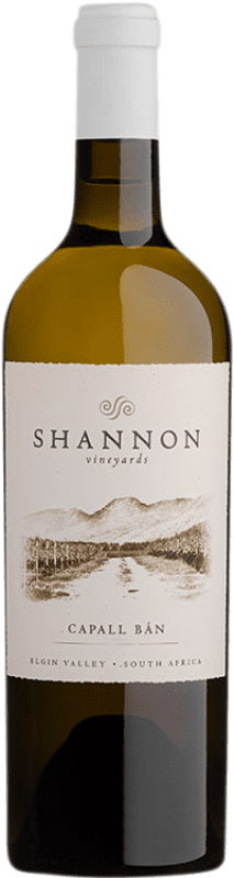 57,95 € Envío gratis | Vino blanco Shannon Vineyards Capall Bán Sudáfrica Sauvignon Blanca, Sémillon Botella 75 cl