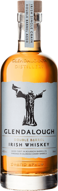 44,95 € Spedizione Gratuita | Whisky Blended Glendalough Double Cask — Doppia Botte Riserva Irlanda 70 cl