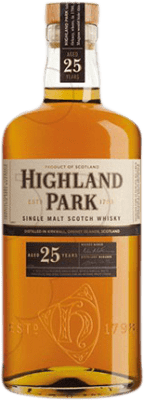 536,95 € 免费送货 | 威士忌单一麦芽威士忌 Highland Park 高地 英国 25 岁 瓶子 70 cl