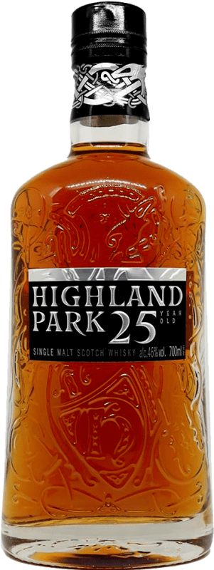 838,95 € 免费送货 | 威士忌单一麦芽威士忌 Highland Park 高地 英国 25 岁 瓶子 70 cl