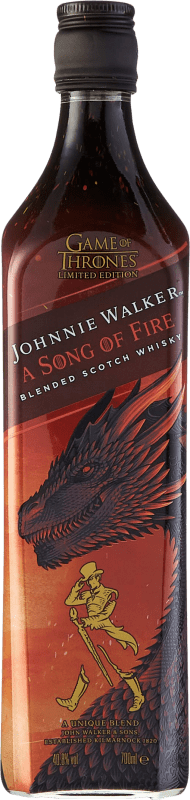 61,95 € Free Shipping | Whisky Blended Johnnie Walker A Song of Fire United Kingdom Bottle 70 cl