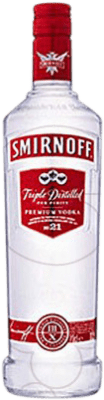 18,95 € 免费送货 | 伏特加 Smirnoff Red — 红色版 法国 1 L 无滴嘴