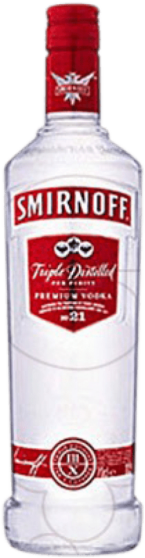 18,95 € Free Shipping | Vodka Smirnoff Red Edition France 1 L Without Dispenser