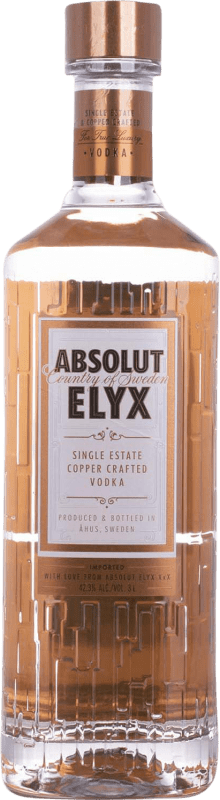 366,95 € Envio grátis | Vodca Absolut Elyx Suécia Garrafa Especial 3 L