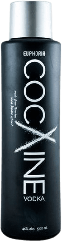 39,95 € Бесплатная доставка | Водка Hill's Euphoria Vodka Cocaine Чехия бутылка 70 cl