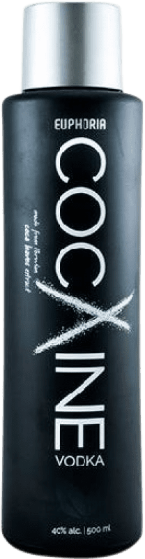 42,95 € Free Shipping | Vodka Hill's Euphoria Vodka Cocaine Czech Republic Bottle 70 cl