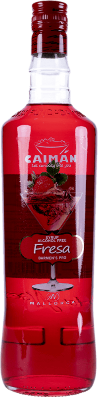 7,95 € Free Shipping | Cocktail Syrup Antonio Nadal Caiman Fresa Spain Bottle 1 L Alcohol-Free