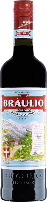 24,95 € Бесплатная доставка | Амаретто Braulio Италия бутылка 70 cl