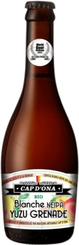 12,95 € Envio grátis | Cerveja Apats Cap d'Ona Blanche Yuzu França Garrafa 75 cl