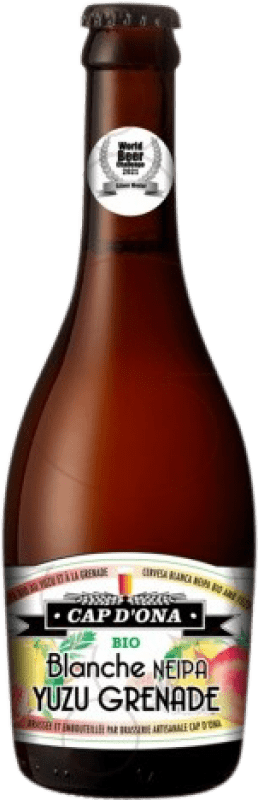 9,95 € Envío gratis | Cerveza Apats Cap d'Ona Blanche Yuzu Francia Botella 75 cl