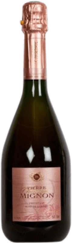 28,95 € 送料無料 | ロゼのスパークリングワイン Pierre Mignon Brut — ブリュット Rosé — ロゼ, Prestige — プレステージ グラン・レセルバ A.O.C. Champagne シャンパン フランス ハーフボトル 37 cl