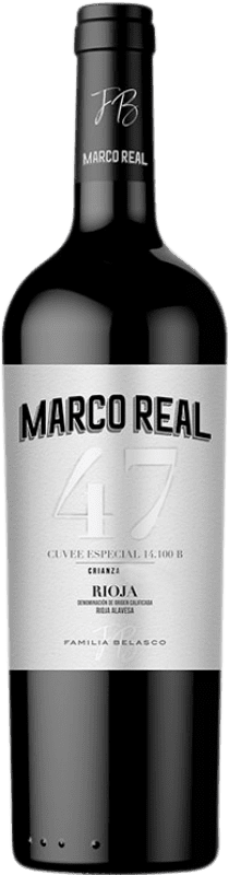 9,95 € Бесплатная доставка | Красное вино Marco Real Cuvée Especial 47 старения D.O.Ca. Rioja Страна Басков Испания Tempranillo, Graciano бутылка 75 cl