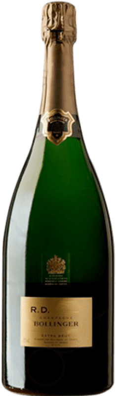 1 411,95 € Бесплатная доставка | Белое игристое Bollinger R.D. брют Гранд Резерв A.O.C. Champagne шампанское Франция Pinot Black, Chardonnay Бутылка Иеровоам-Двойной Магнум 3 L