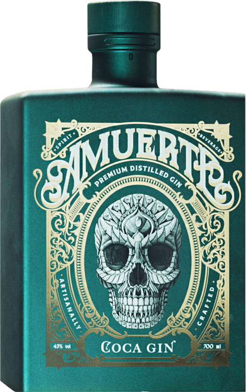 55,95 € Kostenloser Versand | Gin Amuerte Gin Green Italien Flasche 70 cl