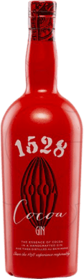 29,95 € Kostenloser Versand | Gin 1528. Cocoa Gin Spanien Flasche 70 cl