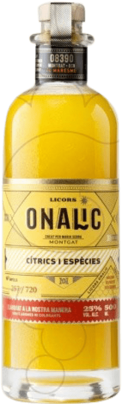 15,95 € Envio grátis | Licores Onalic Citrics i Especies Espanha Garrafa Medium 50 cl