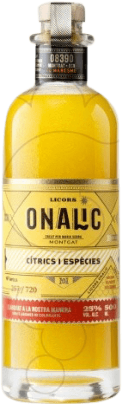 16,95 € 送料無料 | リキュール Onalic スペイン ミディアムボトル 50 cl Cítrics — シトラス, Especias — スパイス