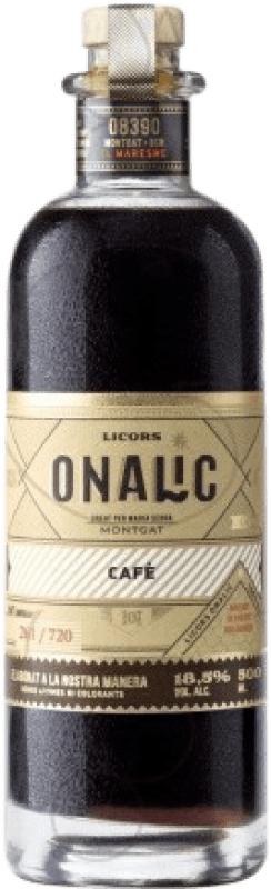 16,95 € Бесплатная доставка | Ликёры Onalic Испания Средняя бутылка 50 cl Café — Кофе