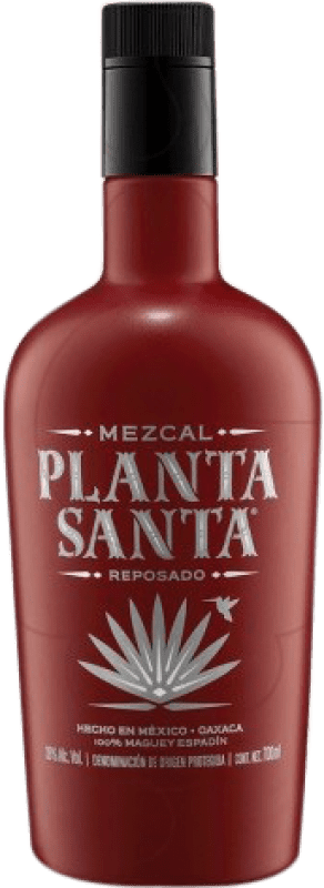 57,95 € Бесплатная доставка | Mezcal Planta Santa Reposado Мексика бутылка 70 cl