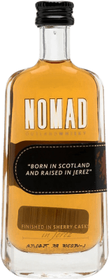 4,95 € Envío gratis | Whisky Blended González Byass Nomad Sherry Cask Finish — Acabado en Barrica España Botellín Miniatura 5 cl