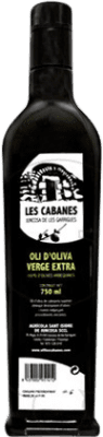 15,95 € Spedizione Gratuita | Olio d'Oliva Les Cabanes Virgen Extra Spagna Bottiglia 75 cl