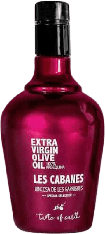 29,95 € Spedizione Gratuita | Olio d'Oliva Les Cabanes EVO Extra Vergine Spagna Arbequina Bottiglia Medium 50 cl