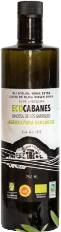 18,95 € Envío gratis | Aceite de Oliva Ecocabanes España Botella 75 cl