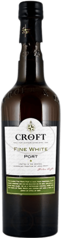 14,95 € 免费送货 | 加强葡萄酒 Croft Port White I.G. Porto 波尔图 葡萄牙 Malvasia — 玛尔瓦西亚, Códega — 科德加, Rabigato — 拉比加托, Viosinho — 维奥西尼奥 75 cl