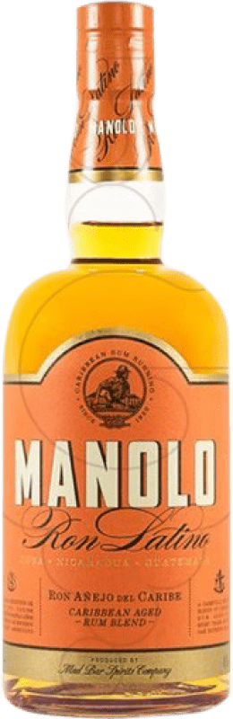 29,95 € Spedizione Gratuita | Rum Manolo Rum Latino Spagna 5 Anni 70 cl