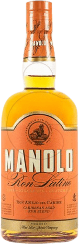 27,95 € Kostenloser Versand | Rum Manolo Rum Latino Spanien 5 Jahre Flasche 70 cl