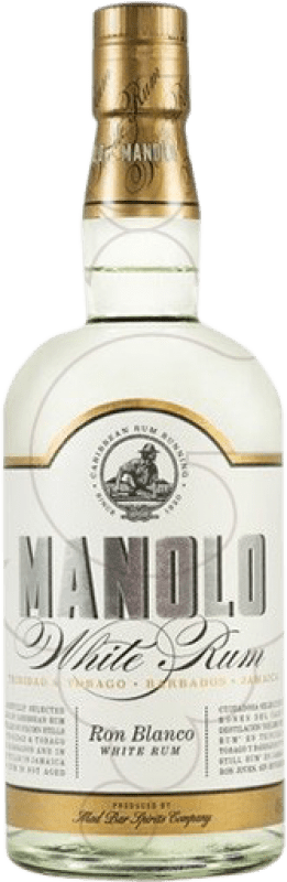 22,95 € Envio grátis | Rum Manolo Rum White Espanha Garrafa 70 cl