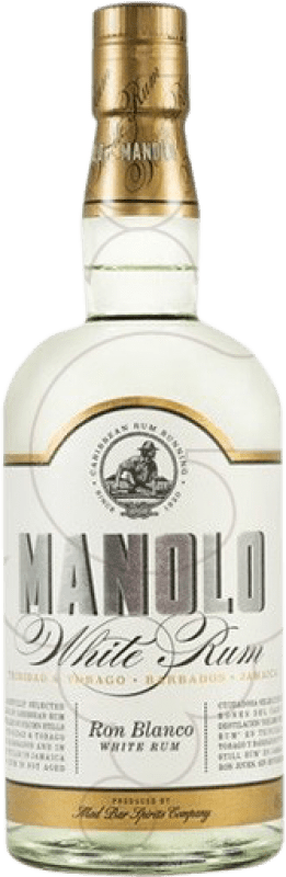 23,95 € Free Shipping | Rum Manolo Rum White Spain 70 cl