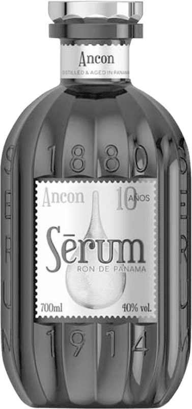 59,95 € Kostenloser Versand | Rum Sérum Ancon Panama 10 Jahre Flasche 70 cl