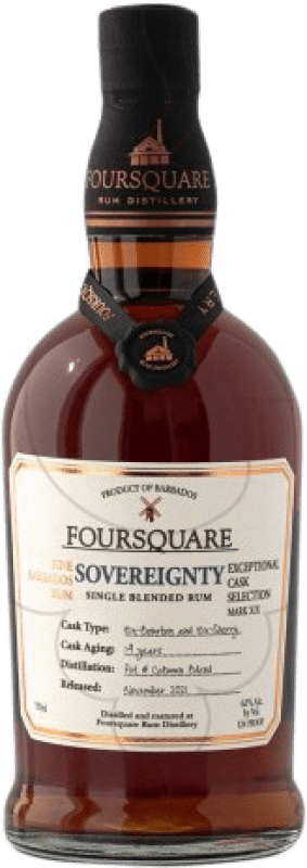 99,95 € Envoi gratuit | Rhum Foursquare Sovereignty Barbade Bouteille 70 cl