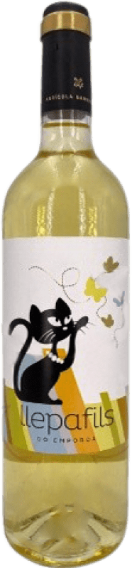 6,95 € Kostenloser Versand | Weißwein Garriguella Llepafils Blanc Jung D.O. Empordà Katalonien Spanien Flasche 75 cl