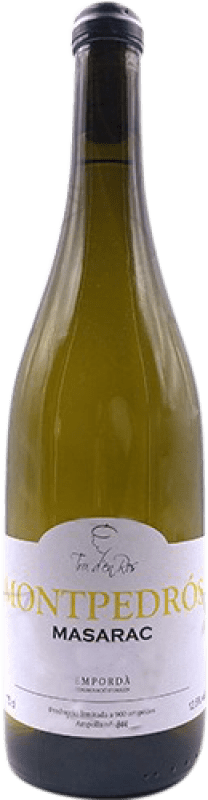 14,95 € 免费送货 | 白酒 Montpedrós Masarac 年轻的 D.O. Empordà 加泰罗尼亚 西班牙 Xarel·lo 瓶子 75 cl