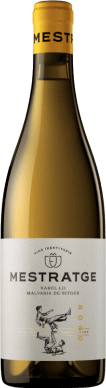 14,95 € Бесплатная доставка | Белое вино Vins Identitaris Mestratge молодое D.O. Penedès Каталония Испания Xarel·lo — Шарелло Бутылка 75 cl