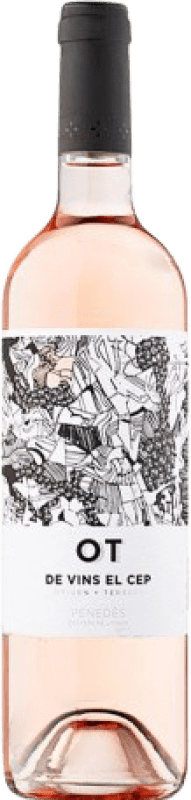 8,95 € Kostenloser Versand | Roséwein Vins El Cep. OT Rosé Jung D.O. Penedès Katalonien Spanien Flasche 75 cl