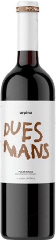 18,95 € Envio grátis | Vinho tinto Ampans Dues Mans Crianza D.O. Pla de Bages Catalunha Espanha Merlot, Cabernet Sauvignon, Mandó, Sumoll Garrafa 75 cl