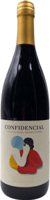 9,95 € Envío gratis | Vino Tinto Confidencial Joven D.O. Pla de Bages Cataluña España Garnacha, Mandó, Sumoll 75 cl