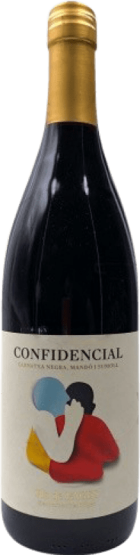 9,95 € Envoi gratuit | Vin Rouge Confidencial Jeune D.O. Pla de Bages Catalogne Espagne Garnacha — Grenache, Mandó, Sumoll Bouteille 75 cl