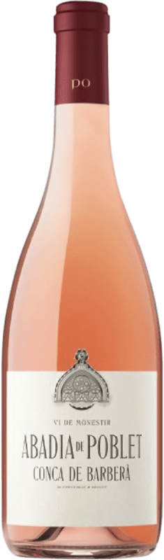 19,95 € 免费送货 | 玫瑰酒 Abadia de Poblet Rose 年轻的 D.O. Conca de Barberà 加泰罗尼亚 西班牙 Grenache, Trepat 瓶子 75 cl