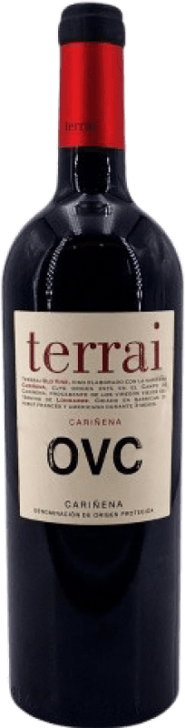9,95 € Kostenloser Versand | Rotwein Terrai OVC Alterung D.O. Cariñena Aragón Spanien Flasche 75 cl