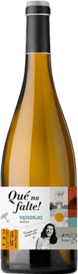 9,95 € Envío gratis | Vino Blanco Qué no falte Joven D.O. Rueda Castilla y León España Verdejo 75 cl