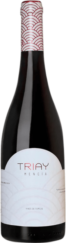 12,95 € Spedizione Gratuita | Vino rosso Triay Giovane D.O. Monterrei Galizia Spagna Mencía Bottiglia 75 cl