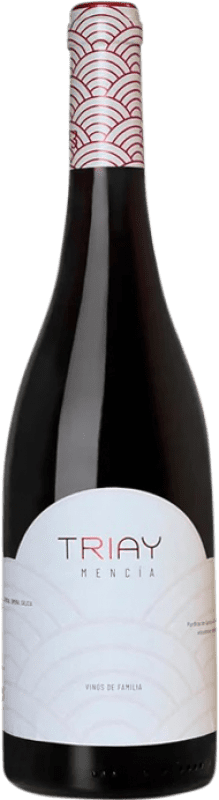 12,95 € Envio grátis | Vinho tinto Triay Jovem D.O. Monterrei Galiza Espanha Mencía Garrafa 75 cl