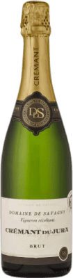 19,95 € Бесплатная доставка | Белое игристое Domaine de Savagny брют Резерв A.O.C. Crémant du Jura Jura Франция Chardonnay бутылка 75 cl