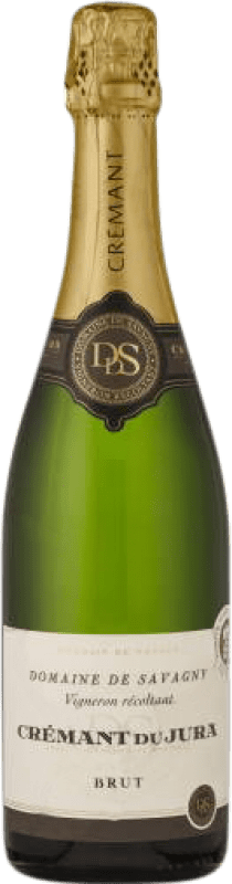 19,95 € Envio grátis | Espumante branco Savagny Brut Reserva A.O.C. Crémant du Jura Jura França Chardonnay Garrafa 75 cl